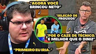 NETO E CASIMIRO DETONAM SELEÇÃO BRASILEIRA APÓS DERROTA PARA O URUGUAI!!