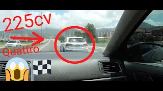 JETTA TSI vs AUDI Q5 QUATTRO - ACELERANDO TUDO NA RETOMADA!!