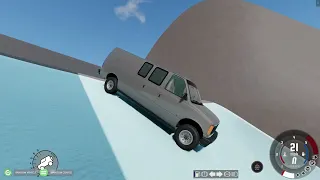 спуск без тормозов в BeamNG.drive.часть 10.