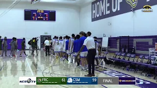 College of San Mateo vs Feather River College Men's Basketball LIVE 11/2/23