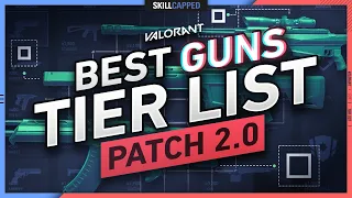 NEW BEST WEAPONS TIER LIST - Patch 2.0 Valorant