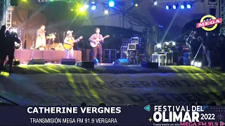 Catherine Vergnes en el Festival del Olimar 2022 - transmisión Mega FM 91.9 Vergara