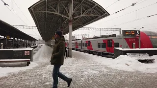 Ленинградский вокзал. Небольшое видео. 23.02.2024 год. Москва.