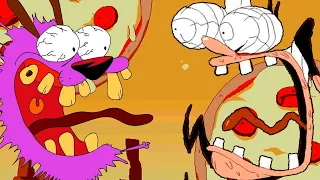 Courage the cowardly dog [ Pizza Tower Intro Style ]