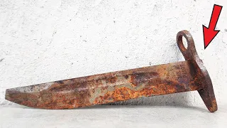 Restoration Rusty Bayonet Knife - Is That Replica?