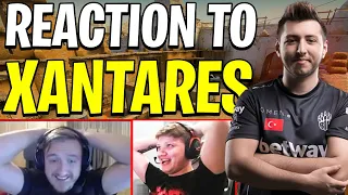 PRO PLAYERS REACTION TO XANTARES (+CASTER)