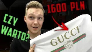 KUPIŁEM KOSZULKĘ ZA 1600 PLN [GUCCI] PO CO ludzie to kupują?!