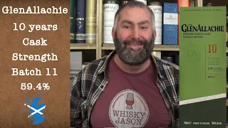 GlenAllachie 10 Jahre Cask Strength Batch 11 Speyside Single Malt Whisky Verkostung von WhiskyJason