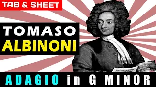 TAB/Sheet: Adagio in G Minor by Tomaso Albinoni [PDF + Guitar Pro + MIDI]