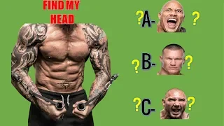 WWE QUIZ - Can You Guess WHICH HEAD of WWE Superstars with TATTOOS?