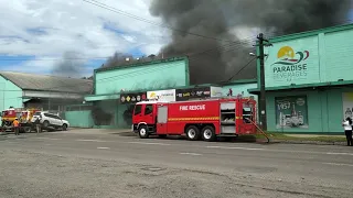 Paradise Beverages (Fiji) fire 27.11.18