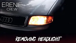 HOW TO REMOVE HEADLIGHT / AUDI A6, S6, RS6 C5 1997 - 2005 / ERENIE CREW