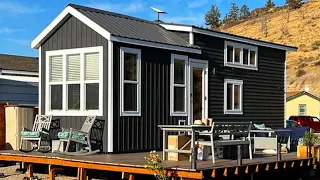 Incredibly Beautiful Black Master Crafted Tiny Home with Free Delivery