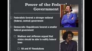 APUSH Review: Video #16: The Presidencies of Washington & Adams, And The 1st Party System