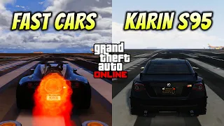 Karin S95 VS Fast Cars in GTA Online | Fastest Car in the Game???