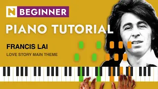 Francis Lai - Love story main theme 1.3.3 | PIANO TUTORIAL