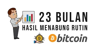 HASIL 2 TAHUN NABUNG RUTIN BITCOIN | Modal 100 ribu di Aplikasi Pintu Crypto