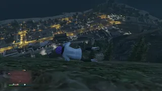 Rolling Down Mount Chiliad - GTA ONLINE FAILS