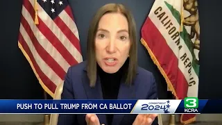 California lieutenant governor wants state to consider taking Donald Trump off 2024 ballot