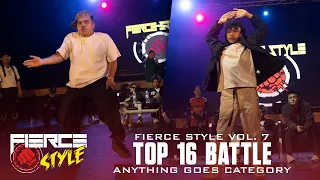 J Phunk (SG) vs Shahizman (SG) | Anything Goes Top 16 | Fierce Style Vol. 7 Singapore | RPProds