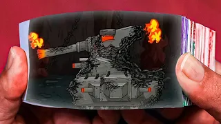 Old KV-44 Vs New KV-44 Flipbook Animation | Crazy Tank Battles