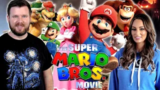 My wife watches THE SUPER MARIO BROS. MOVIE for the FIRST time || Movie Reaction