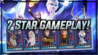 7 Star Elsa & Frozen Crew Gameplay & Testing! Worth It? | Disney Sorcerer's Arena
