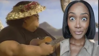 FIRST TIME REACTING TO | ISRAEL "IZ" KAMAKAWIWOʻOLE "SOMEWHERE OVER THE RAINBOW" REACTION