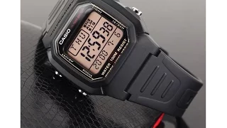 Casio W-800HG-9A видео обзор и настройка