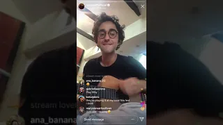 Alex Wolff Instagram Live - August 30, 2019