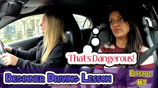 Erin's Driving Lesson on main roads | dealing with HAZARDS