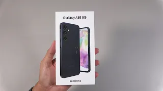 Samsung Galaxy A35 5G unboxing, camera, speakers, antutu, gaming test