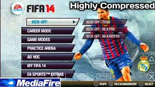 FIFA 14 PPSSPP English Version Gameplay HD