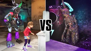 Cassie & Roxy vs. Burntrap Final Boss | FNAF Security Breach RUIN