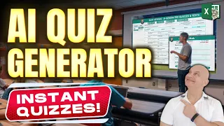 How To Create Quizzes, Tests & Exams In Excel With AI-Generated Content [Free Workbook Download]