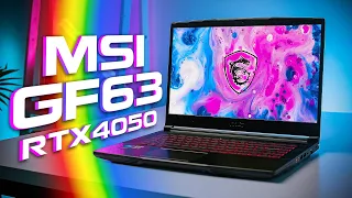 RTX 4050 sao lại có thể rẻ như thế này được nhỉ ?? MSI GF63 (NEW 2023)