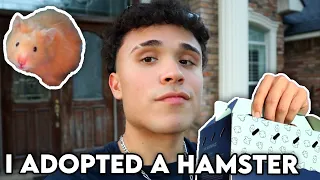 i adopted a hamster | getting my first pet hamster vlog