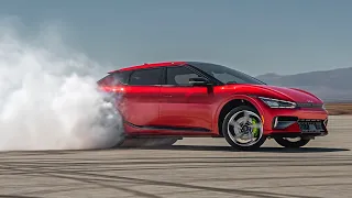 2023 Kia EV6 GT (U.S. spec) | 576-HP | Reveal, Specs & DRIFT !