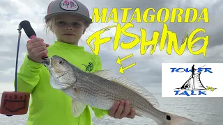 Matagorda, Texas  Family Fishing  for Red Fish