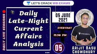 Daily Late-Night | #Current_Affairs Analysis (Part-5) | #WBPSC_2021/#WBCS_2021 | #ArijitBasu