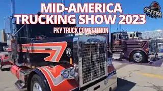 BEST AMERICAN CUSTOM TRUCKS - Mid-America Trucking Show 2023 | PKY Truck Show - Part 1 #mats2023