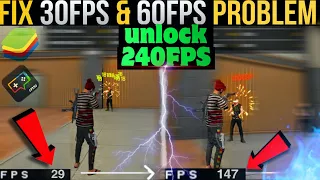 Fix 30 FPS Problem In Free Fire PC And Boost 240 FPS In BlueStacks 5 | MSI 5 (4K)