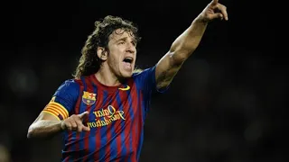 Carles Puyol "the rhinoceros" strong defender 1996 - 2014