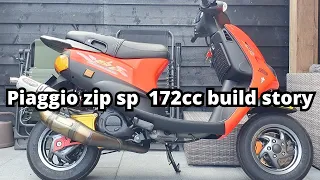 PIAGGIO ZIP SP 1997 FLUO ROSSO 172CC PM TUNING BUILD STORY