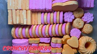 100+ Orange & Pink Gym Chalk Crush | Sleep Aid | Oddly Satisfying | ASMR