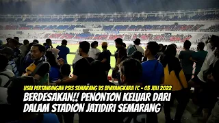 Suasana Saat Keluar Dari Dalam Stadion Jatidiri Semarang | Video No Edit