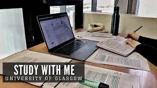 REAL TIME Study with me at the library |  Background noise, no breaks, ASMR🌿