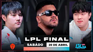 LPL AO VIVO: Final -  BLG 3 x 1 TES (MD5) | ILHA DAS LENDAS !lendas #BAIANO