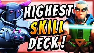 HIGHEST SKILL DECK in CLASH ROYALE! STRONGEST PEKKA DECK!