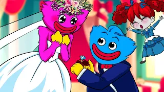 Huggy Wuggy Is So Happy - On The Wedding Day | Poppy Playtime Animation